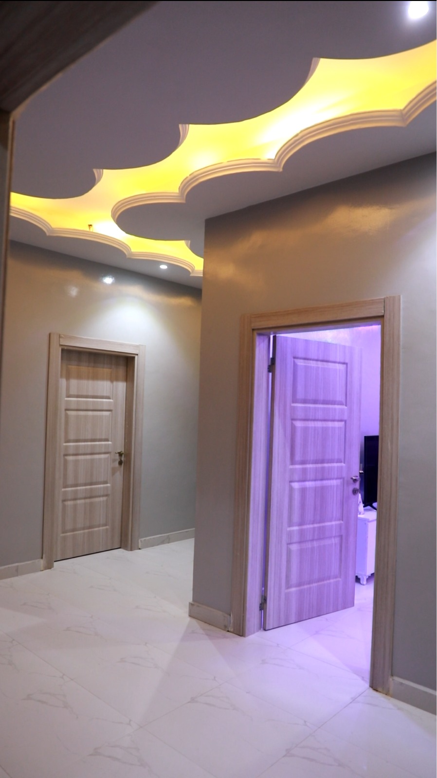 Gypsum ceiling and lighting design
