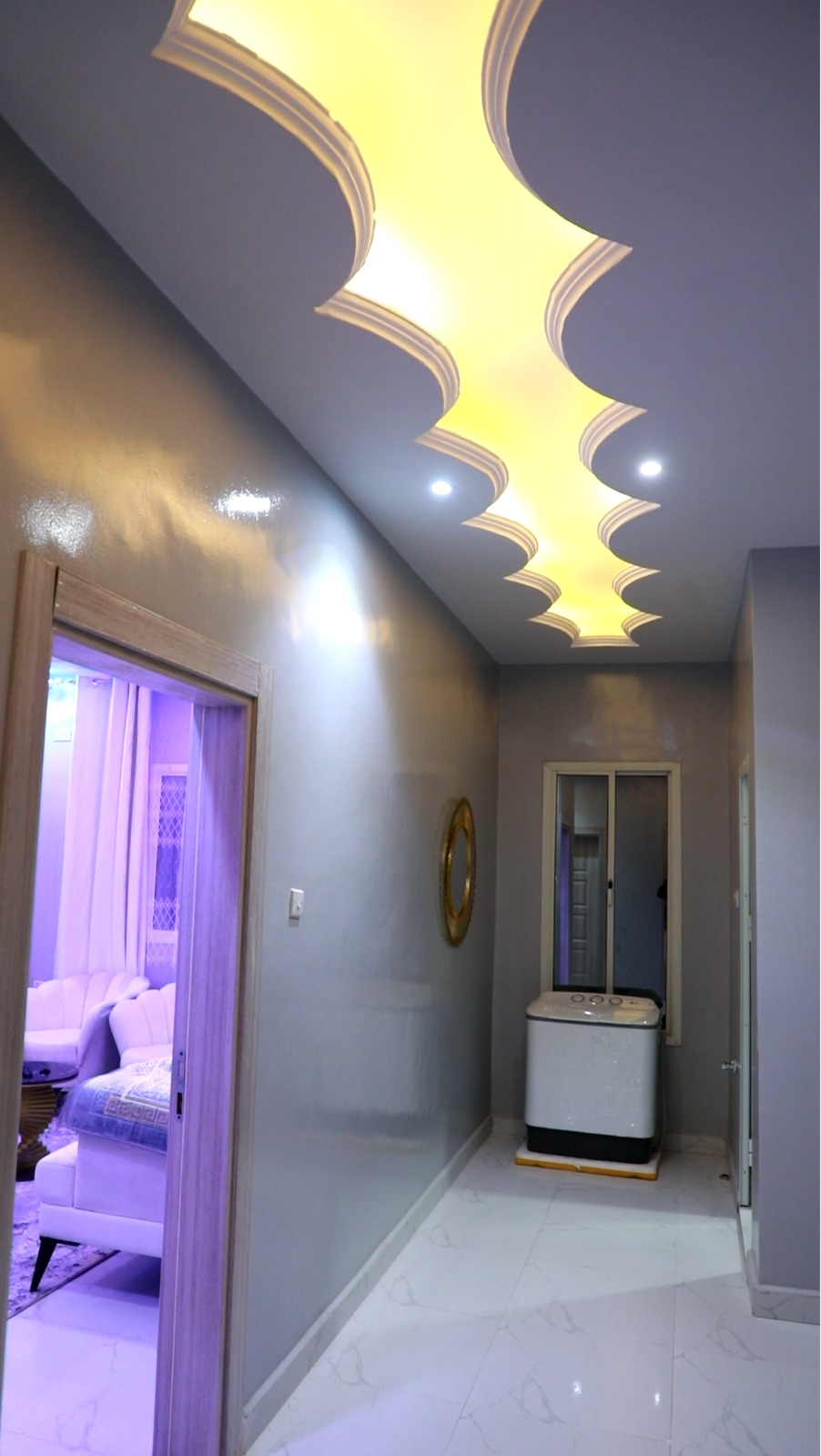 Corridor ceiling design